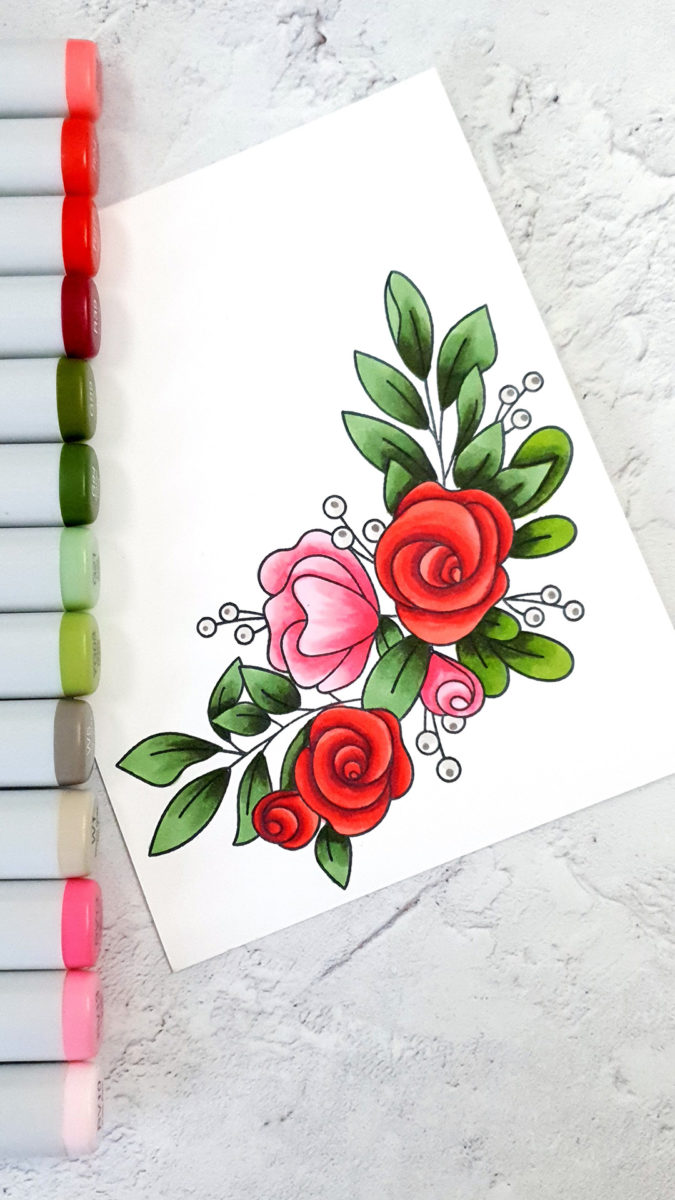 Simon Says Stamp | Merry Everything Christmas Card with Non Holiday Florals featuring YOU HAVE MY HEART sss202250c #simonsaysstamp #cardmaking #stamping #christmascard