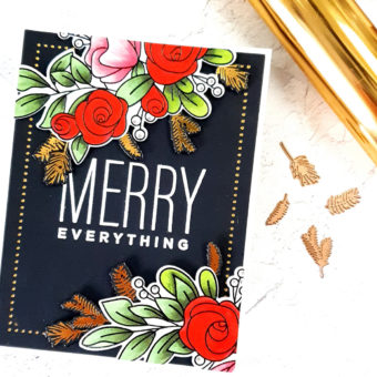 Simon Says Stamp | Merry Everything Christmas Card with Non Holiday Florals featuring YOU HAVE MY HEART sss202250c #simonsaysstamp #cardmaking #stamping #christmascard