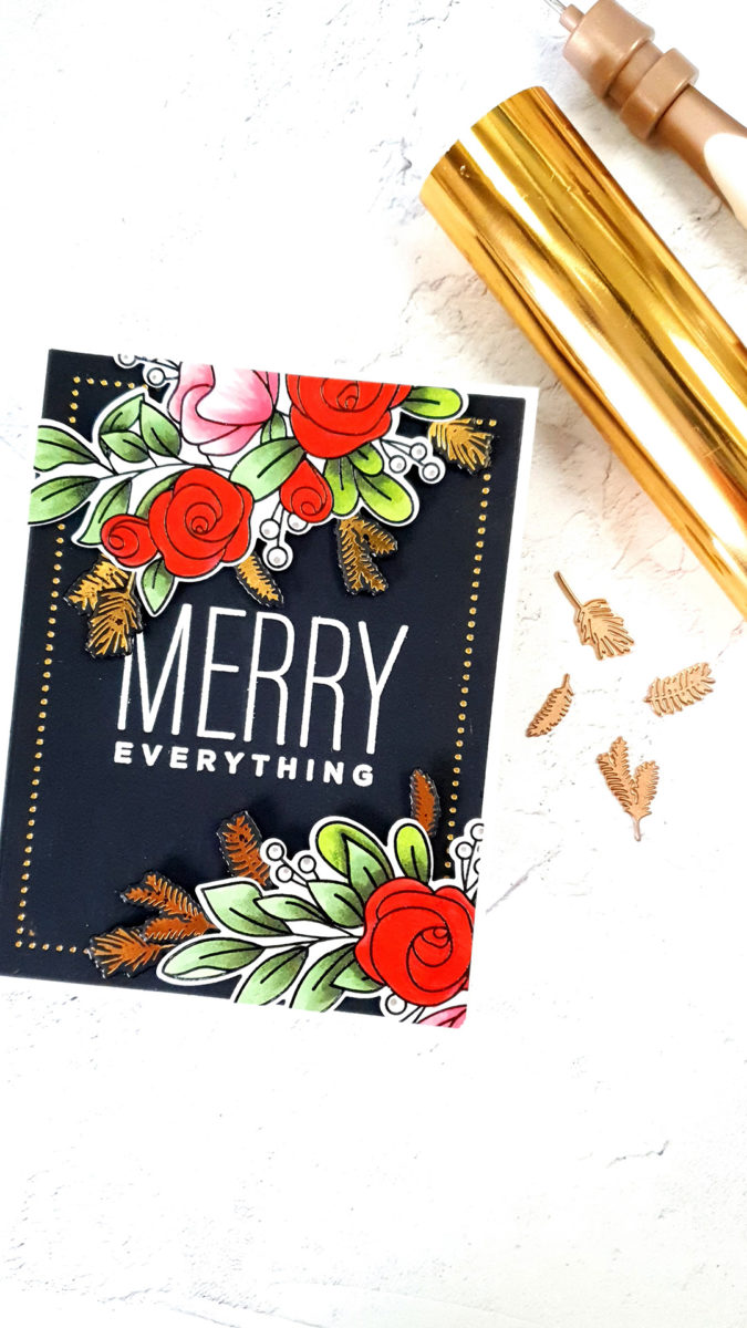 Simon Says Stamp | Merry Everything Christmas Card with Non Holiday Florals featuring YOU HAVE MY HEART sss202250c #simonsaysstamp #cardmaking #stamping #christmascard