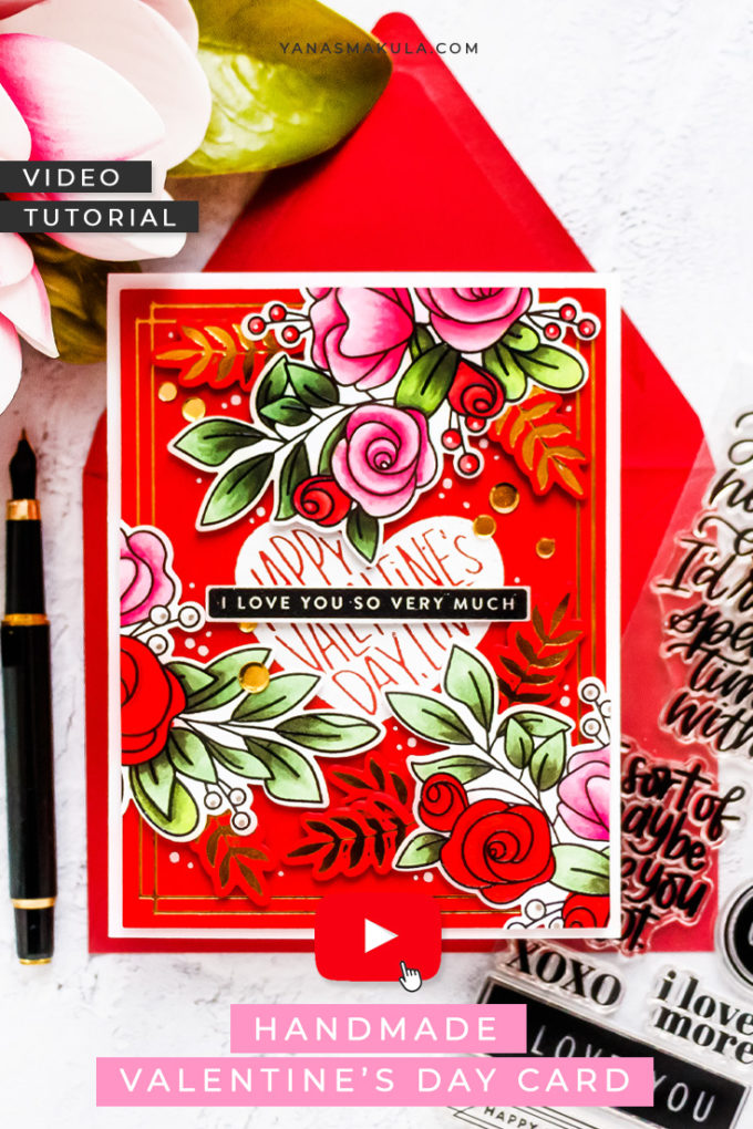 Simon Says Stamp | Stamped & Foiled Valentine's Day Card | Video