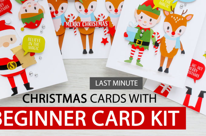 Super Easy Interactive Last-Minute Christmas Cards with This Beginner Card Kit. Unboxing, overview & tutorial