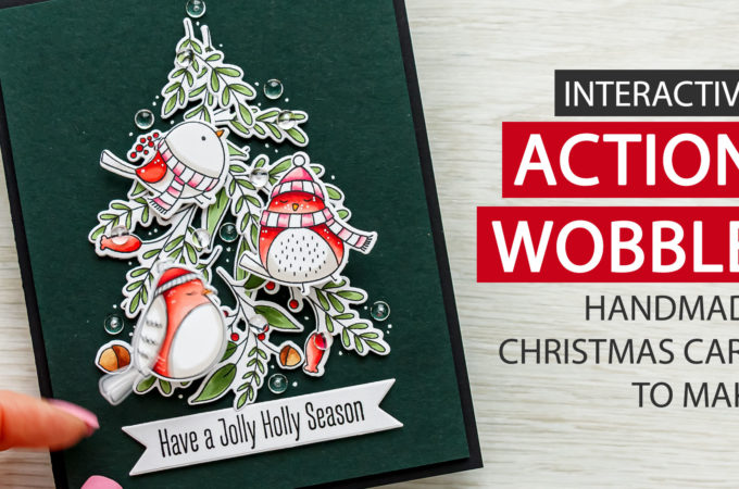 MFT Stamps | Interactive Action Wobble Christmas Card. Video