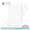 Simon Says Stamp Stencil Large Raindrops