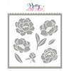 Pretty Pink Posh Peonies Stencil