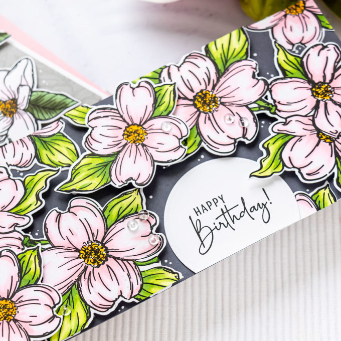 Colorado Craft Company | Slimline Floral Cards | Video + Giveaway