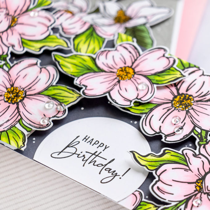 Colorado Craft Company | Slimline Floral Cards | Video + Giveaway