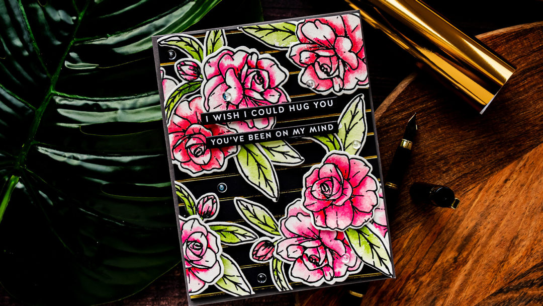 It's Been Ages Since I've Watercolored - Watercolor Floral Card with Simon Says Stamp SWEET FRIEND sss302274c Stamp Set #cardmaking #simonsaysstamp