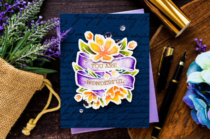 Simon Says Stamp | Watercolor Wonderful Banner