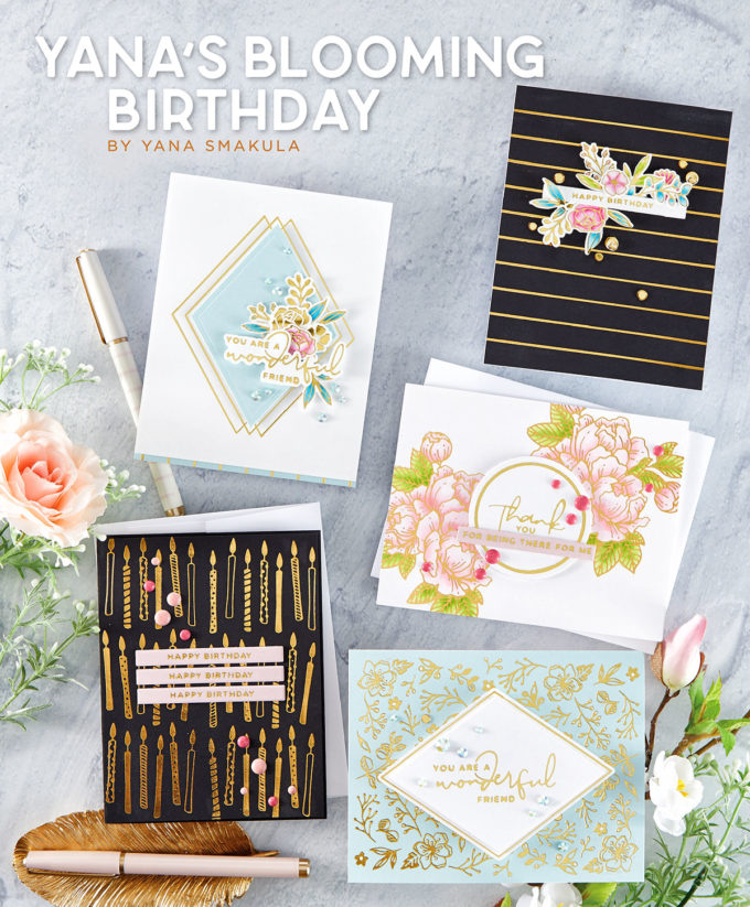 Spellbinders | Yana's Blooming Birthday Collection