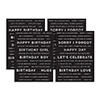 Cz Design Sentiment Strips Reverse Birthday