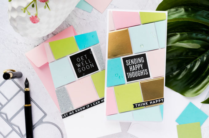 Simon Says Stamp | Colorful Get Well Greeting Cards by Yana Smakula featuring JUST BECAUSE WORD MIX 2 sss202098 #simonsaysstamp #cardmaking #sssunitedwecraft