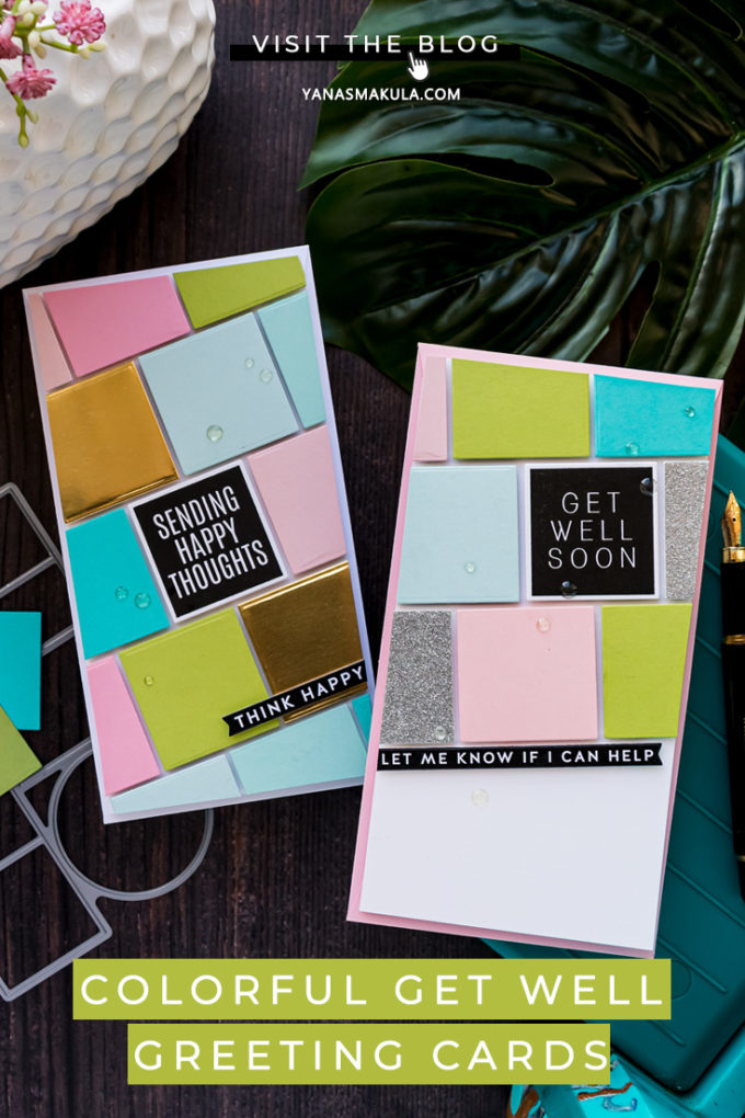 Simon Says Stamp | Colorful Get Well Greeting Cards by Yana Smakula featuring JUST BECAUSE WORD MIX 2 sss202098 #simonsaysstamp #cardmaking #sssunitedwecraft