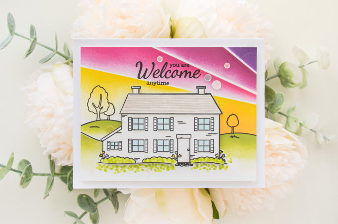 Simon Says Stamp | Hello Beautiful Release - You Are Welcome Anytime | Video | Blog Hop + Giveaway