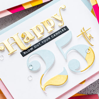 Spellbinders | Birthday & Anniversary Cards with February'20 LDOM Large Die of the Month | Video tutorial by Yana Smakula #Spellbinders #SpellbindersClubKits #NeverStopMaking #Cardmaking