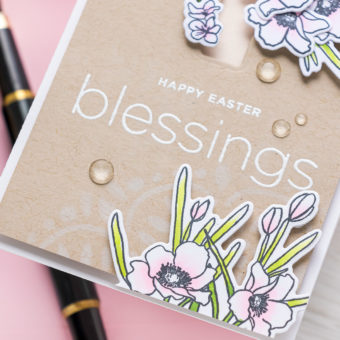 Simon Says Stamp | Happy Easter Blessings Mini Slimline Card