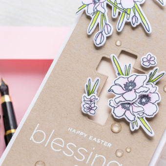 Simon Says Stamp | Happy Easter Blessings Mini Slimline Card