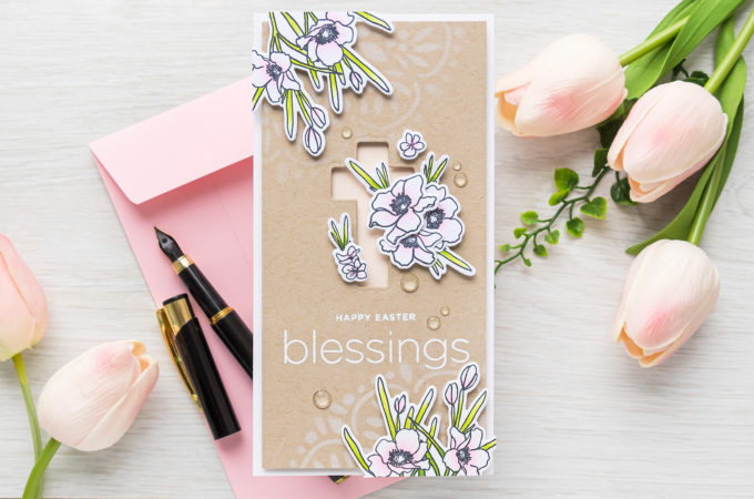 Simon Says Stamp | Happy Easter Blessings Mini Slimline Card