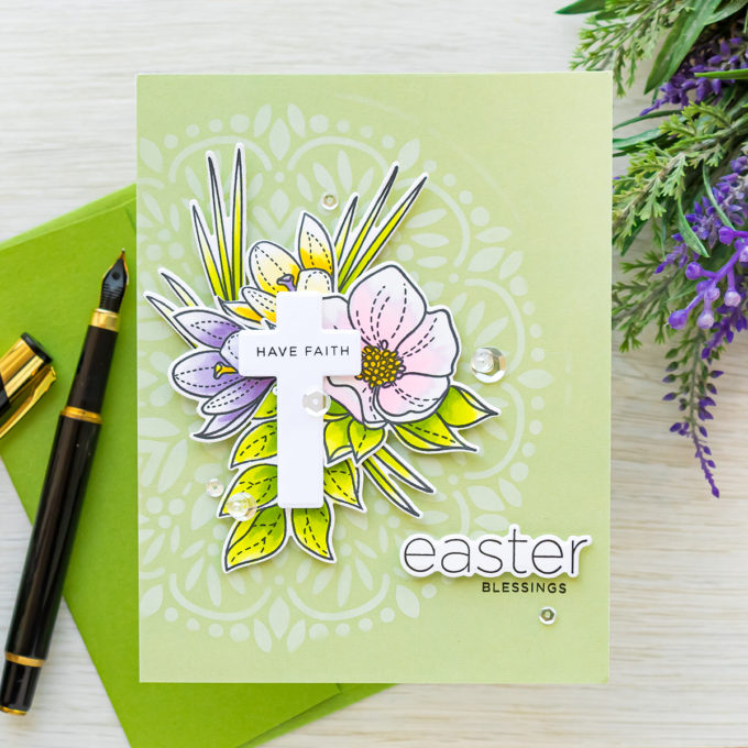 Simon Says Stamp | Easter Greetings A2 Card