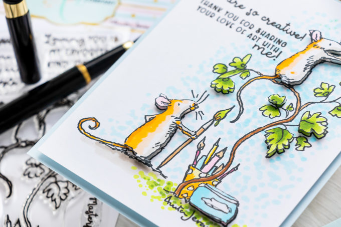 Colorado Craft Company | Simple Scene Cards with Anita Jeram Stamps & Copic Markers | Video