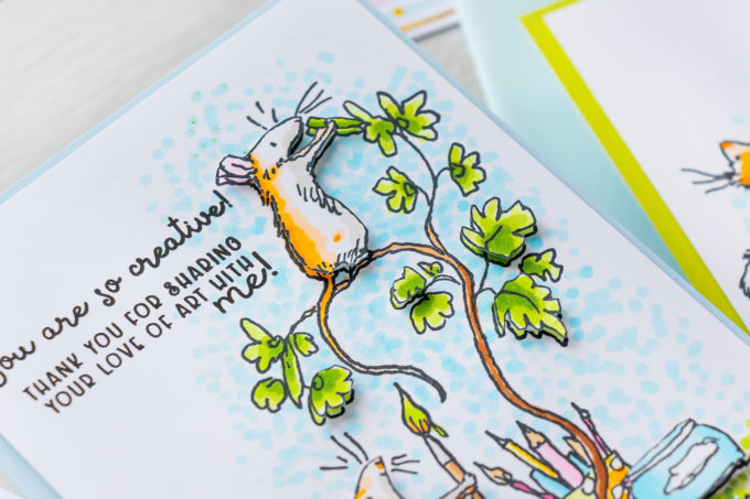 Colorado Craft Company | Simple Scene Cards with Anita Jeram Stamps & Copic Markers | Video