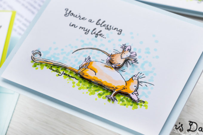 Colorado Craft Company | Simple Scene Cards with Anita Jeram Stamps & Copic Markers | Video