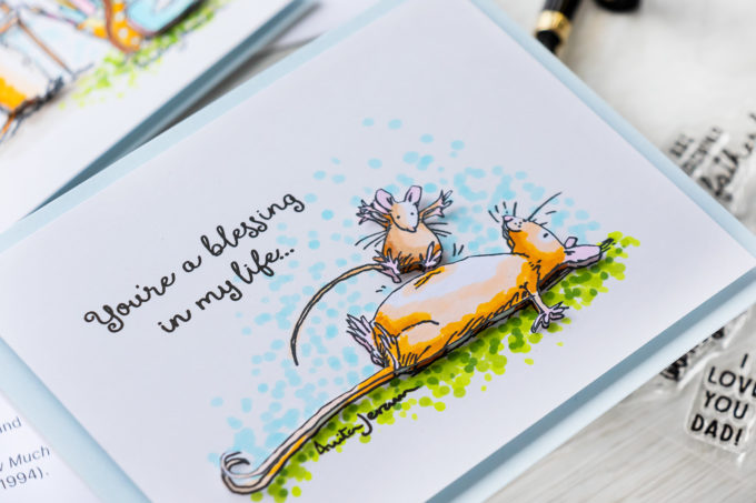 Colorado Craft Company | Simple Scene Cards with Anita Jeram Stamps & Copic Markers | Video