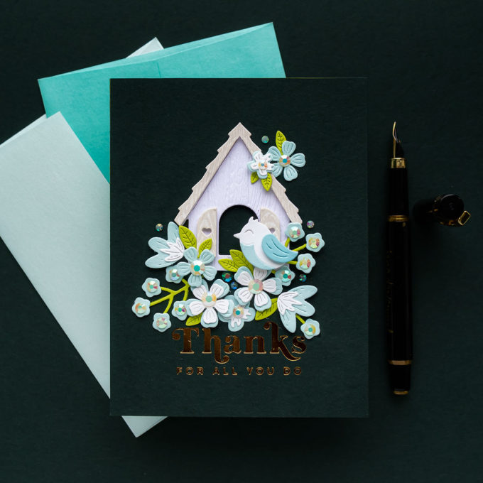 Modern Birdhouses Cards with Vicky P. Birdhouses Through the Seasons Collection | Video