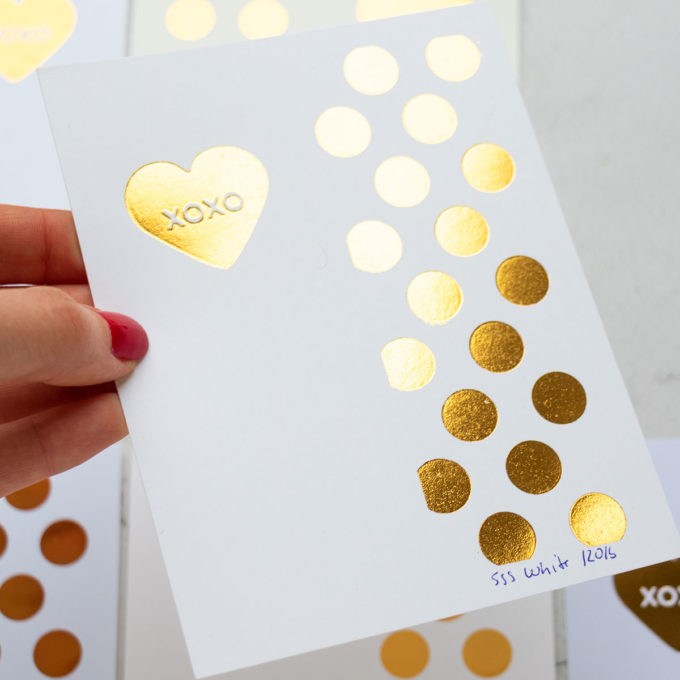 Best Cardstock for Hot Foil Stamping | Video