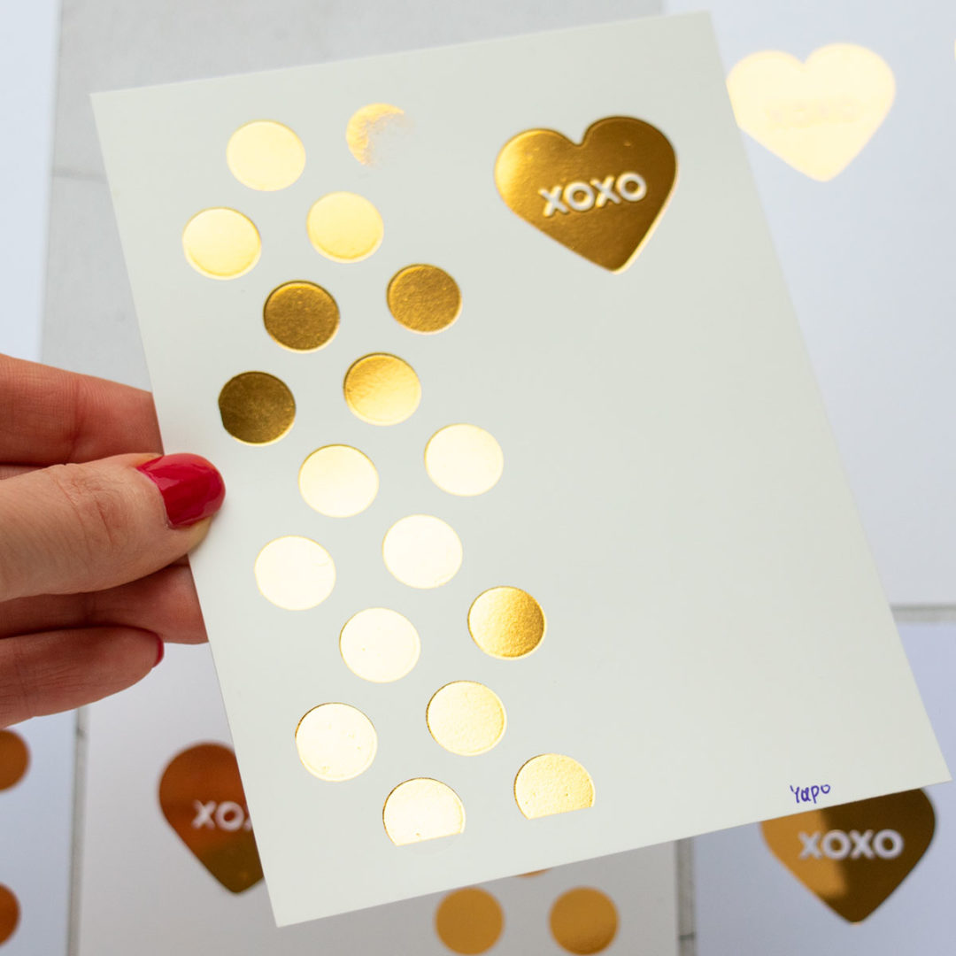 Best Cardstock for Hot Foil Stamping Video Yana Smakula