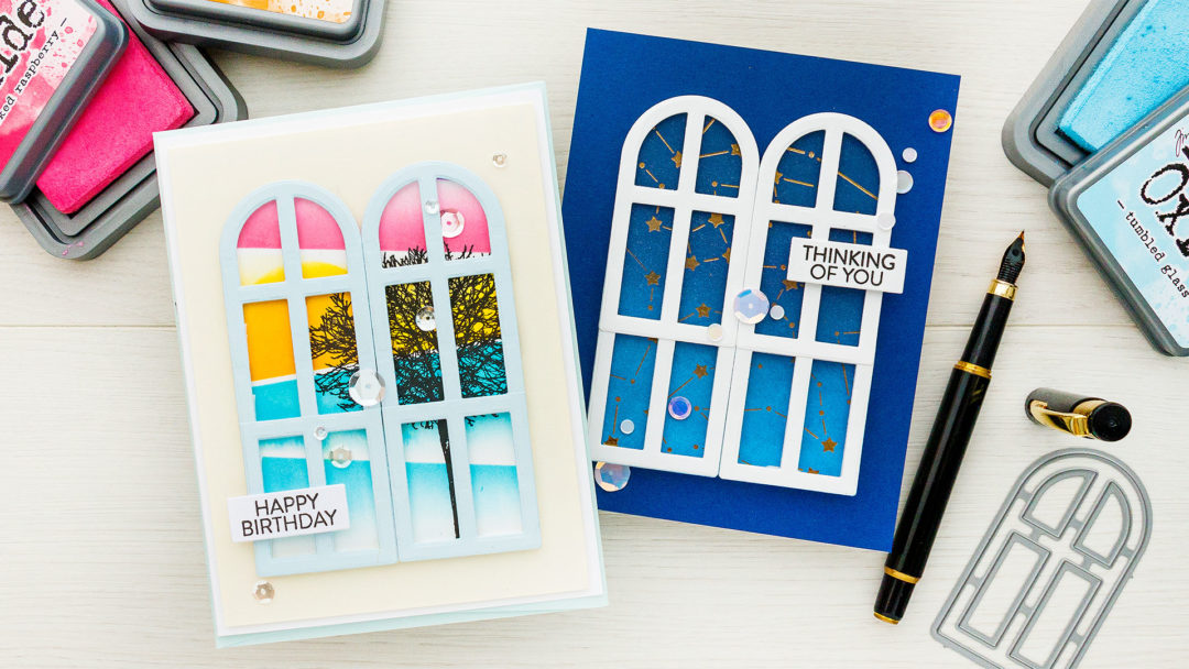 Simon Says Stamp | Day & Night Scene Window Cards | Video