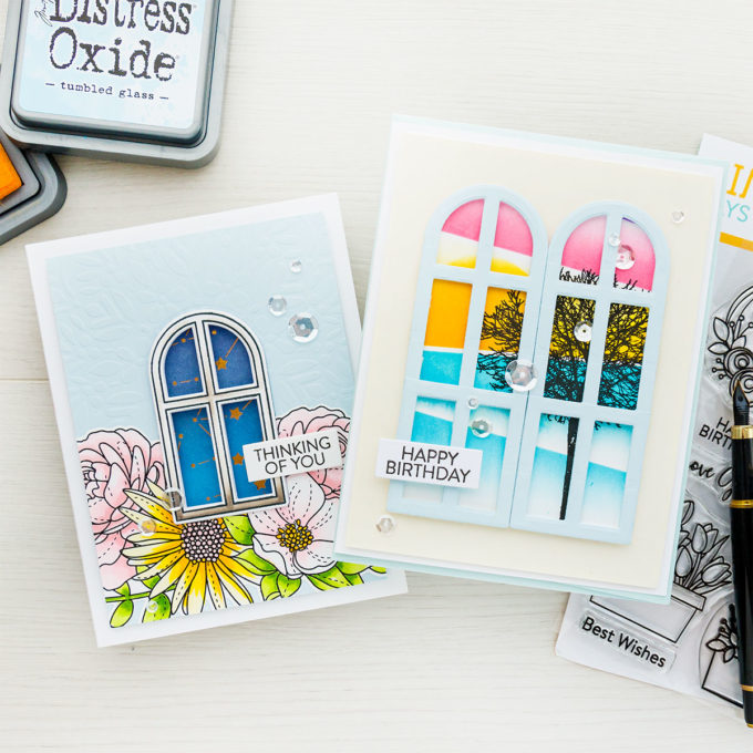 Simon Says Stamp | Day & Night Scene Window Cards | Video