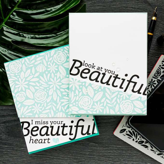 Simon Says Stamp | Diagonal Cut Cards