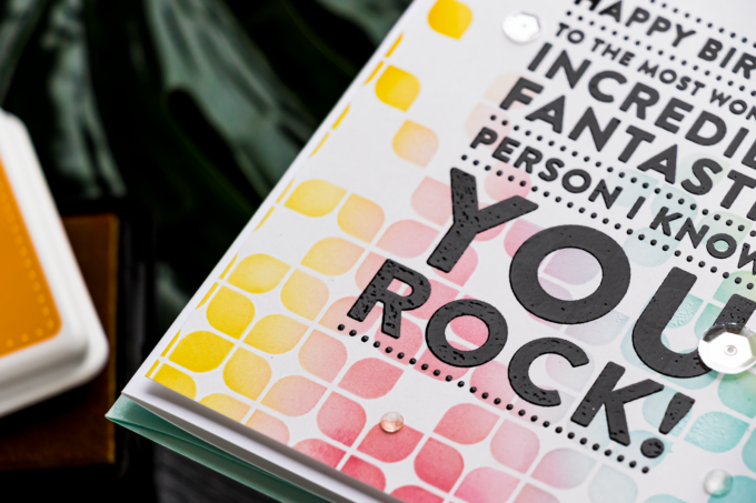 Simon Says Stamp | You Rock Birthday Card