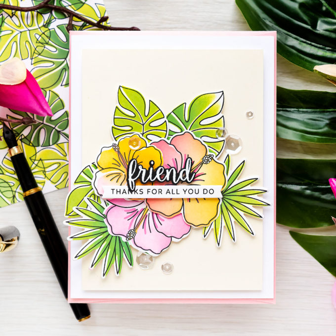 Pretty Pink Posh | Coloring with Stencils | Blog Hop + Giveaway | Video