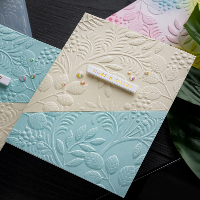 Simon Says Stamp | Deep Embossed Clean & Simple Cards + New Release