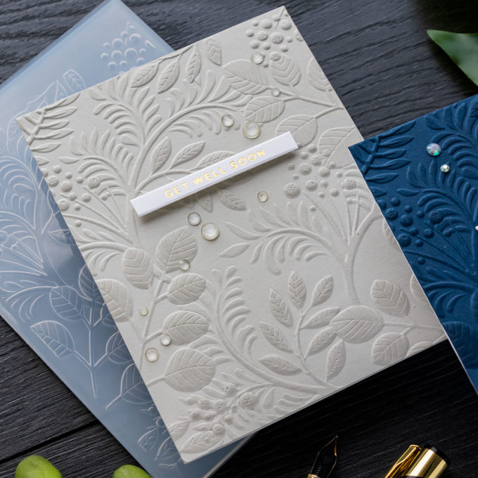 Simon Says Stamp | Deep Embossed Clean & Simple Cards + New Release