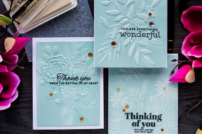 Simon Says Stamp | 3D Embossed Greeting Cards. Blog Hop + Giveaway