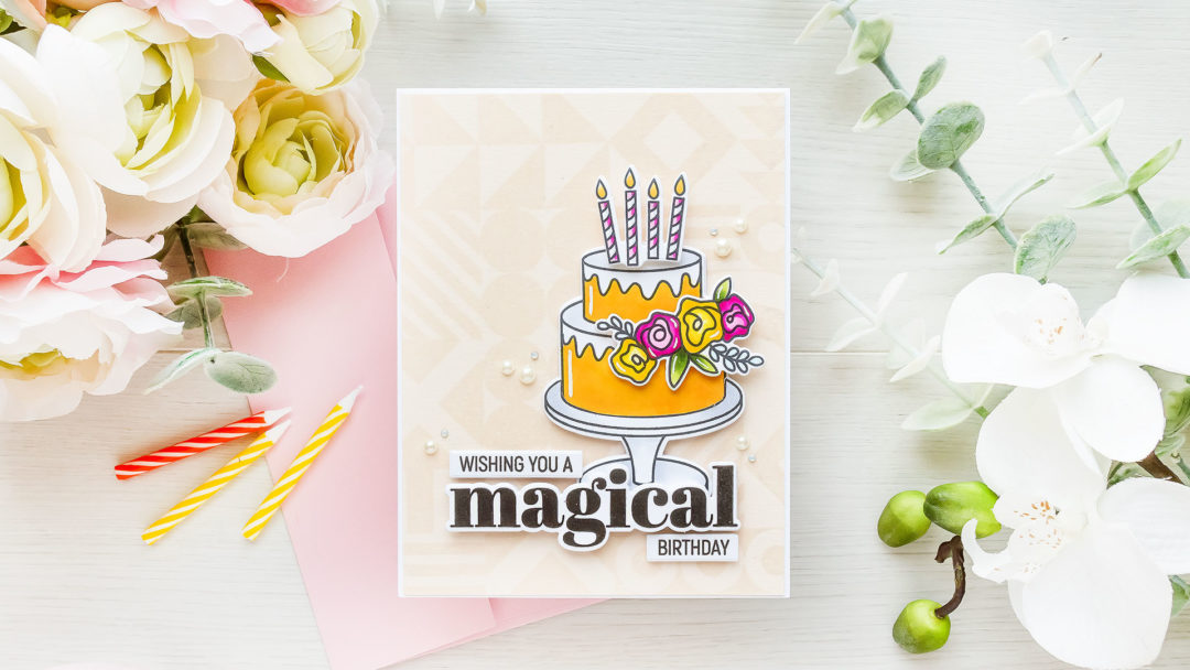 Simon Says Stamp | Magical Birthday Card featuring Simon Says Stamp DO WHAT IT CAKES sss202315c #simonsaysstamp #sssmakemagic