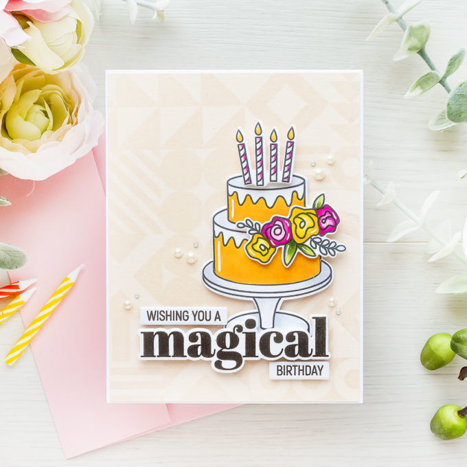 Simon Says Stamp | Magical Birthday Card featuring Simon Says Stamp DO WHAT IT CAKES sss202315c #simonsaysstamp #sssmakemagic 