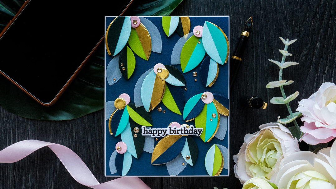 Simon Says Stamp | Abstract Lemon Tree Branches Birthday Card by Yana Smakula featuring PETAL POWER sss202335c #simonsaysstamp #cardmaking