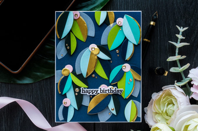 Simon Says Stamp | Abstract Lemon Tree Branches Birthday Card by Yana Smakula featuring PETAL POWER sss202335c #simonsaysstamp #cardmaking