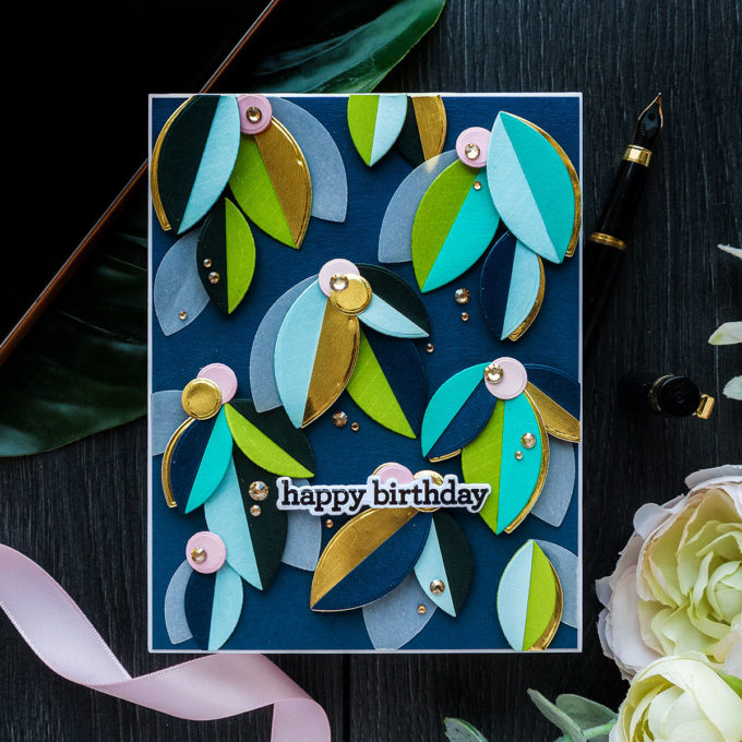 Simon Says Stamp | Abstract Lemon Tree Branches Birthday Card by Yana Smakula featuring PETAL POWER sss202335c #simonsaysstamp #cardmaking