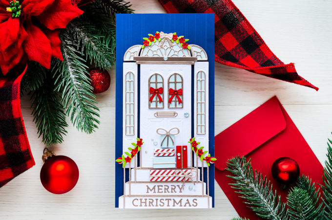 Spellbinders | It's a Christmas Season - Spellbinders Open House Die-Cut Christmas Card. Video