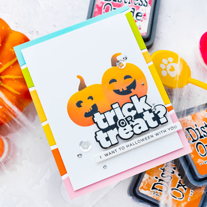 Simon Says Stamp | Trick or Treat? Halloween card by Yana Smakula