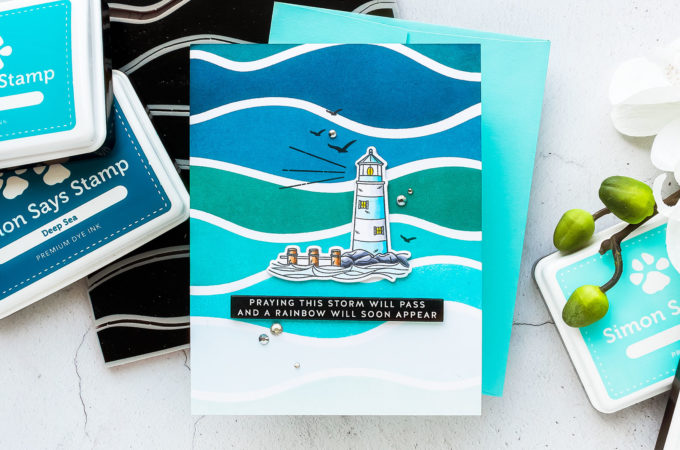 Simon Says Stamp | Stormy Sea Waves Builder Card. Video