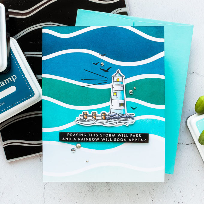 Simon Says Stamp | Stormy Sea Waves Builder Card. Video