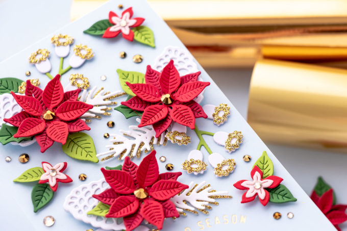 Spellbinders | It’s a Christmas Season – Christmas Blooms Mini Slimline Card. Video