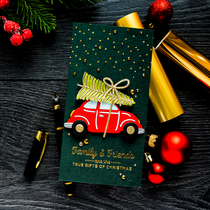 Spellbinders | It’s a Christmas Season – Special Delivery Mini Slimline Card. Video