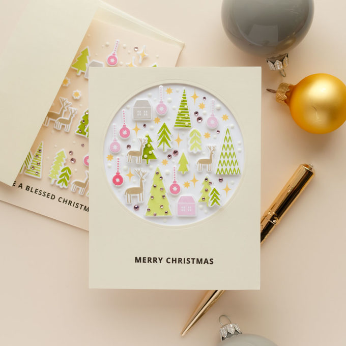 Iconic Christmas Cards with MFT Stamps | Video