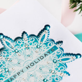 It’s STAMPtember! Gina K Designs - Shimmering Snowflakes